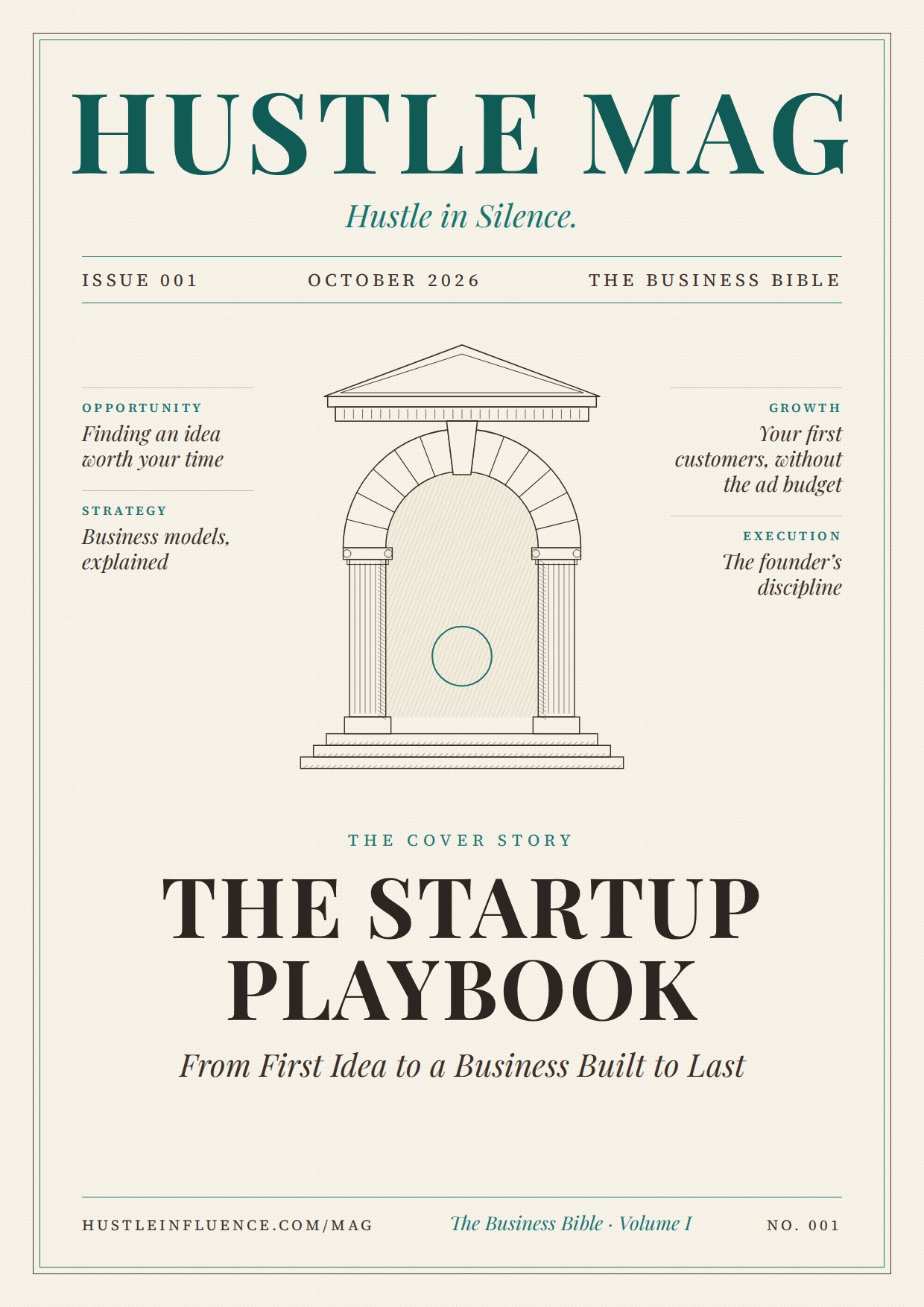 Hustle Mag Issue 001: The Startup Playbook