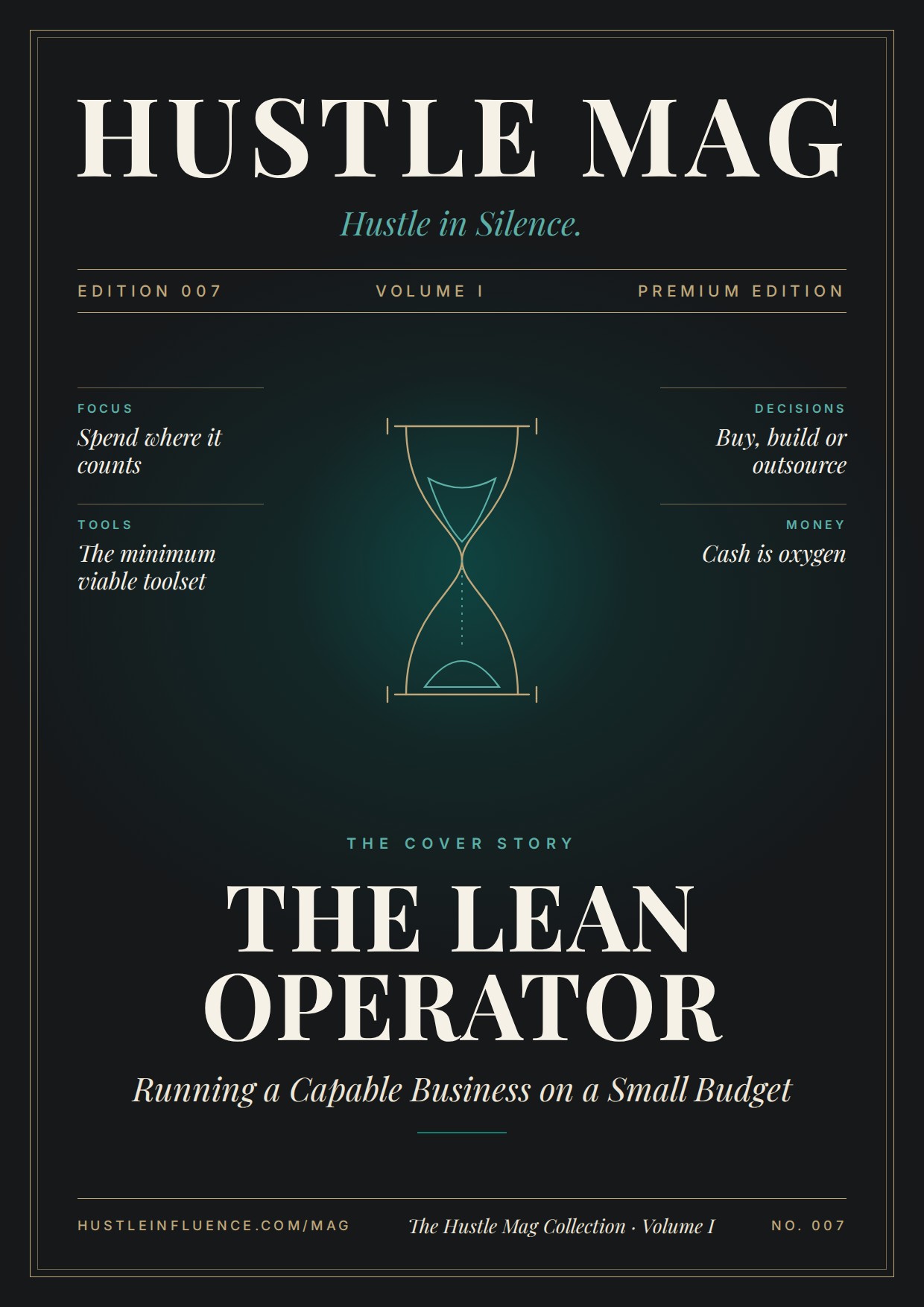 Hustle Mag Edition 007: The Lean Operator