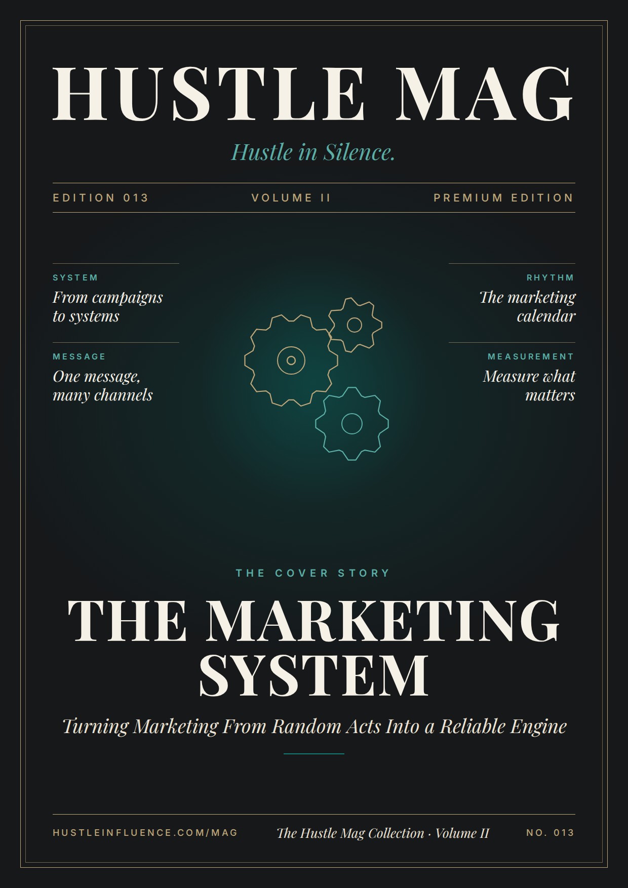 Hustle Mag Edition 013: The Marketing System
