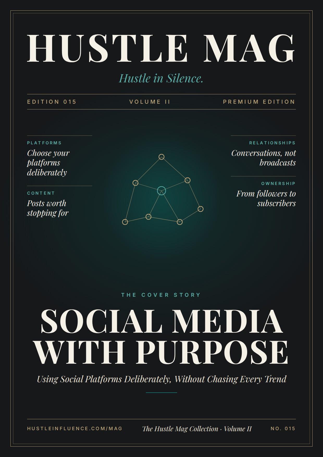 Hustle Mag Edition 015: Social Media With Purpose