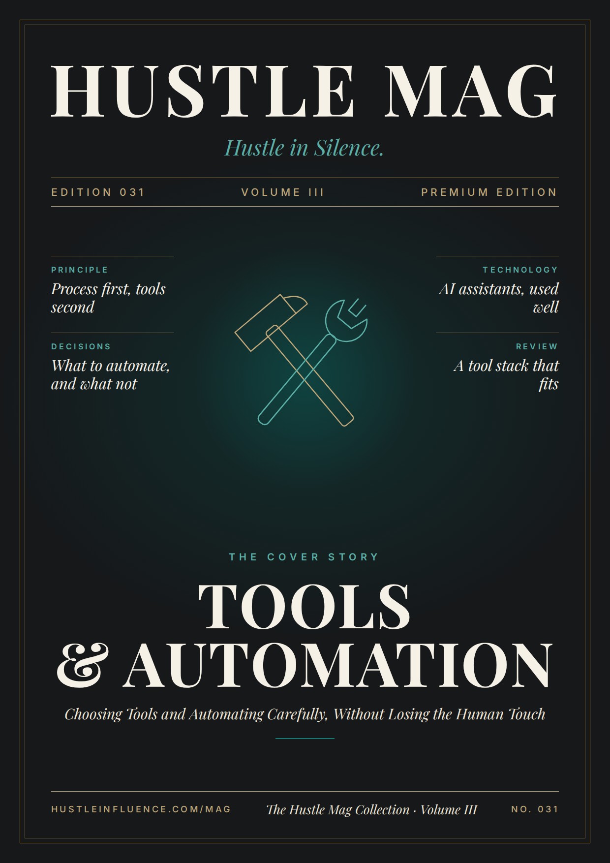 Hustle Mag Edition 031: Tools and Automation