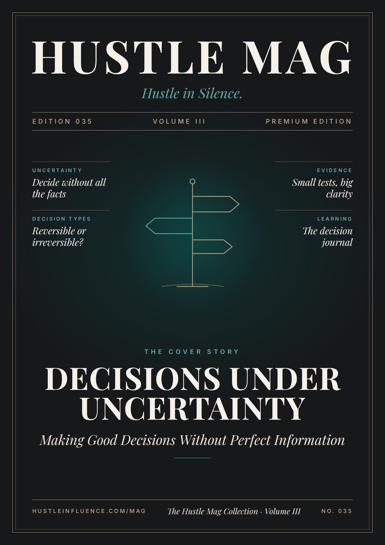 Hustle Mag Edition 035: Decisions Under Uncertainty