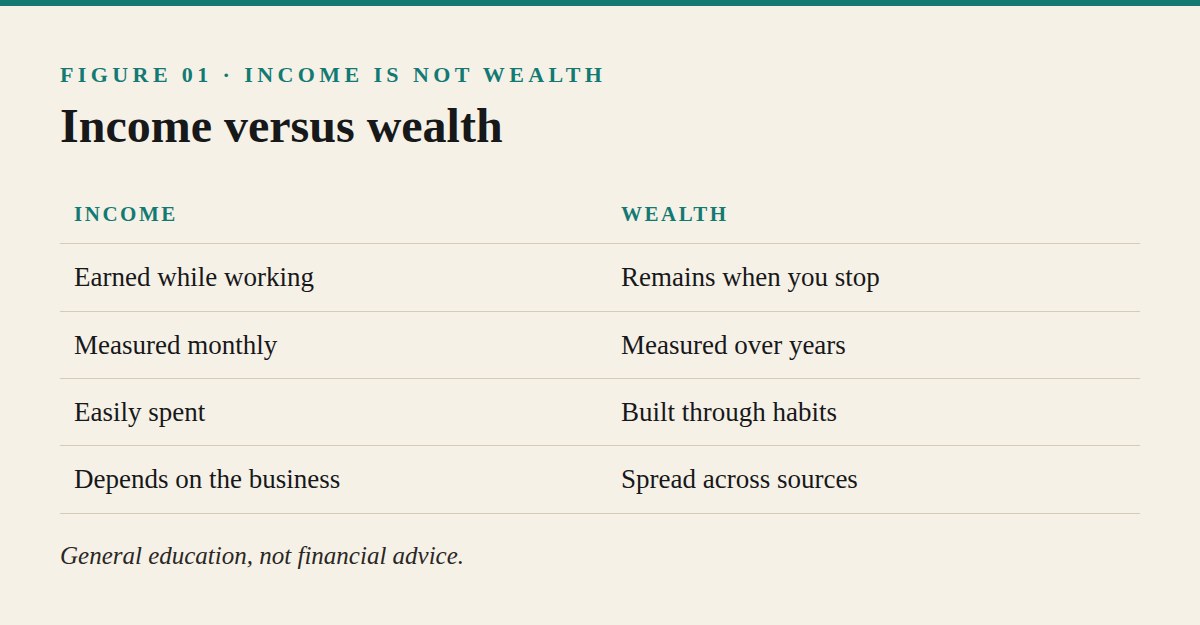 Income Is Not Wealth